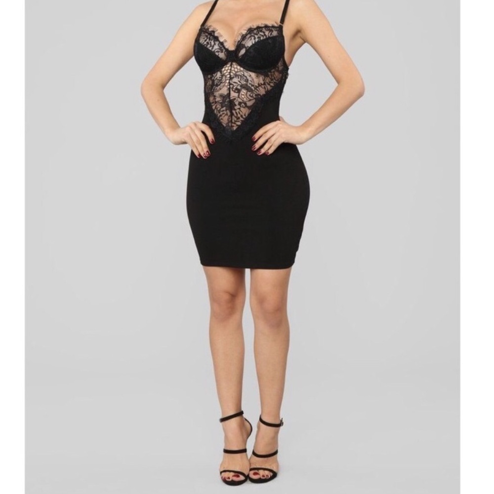 Lace midi dress